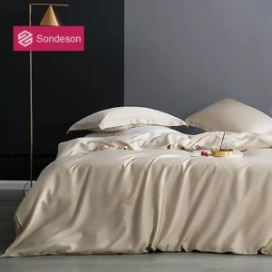 100% Silk Bedding Set Silk Beauty Duvet Cover Set Flat Sheet Pillowcase Bed Set